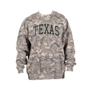 Camo Texas Sweater Large